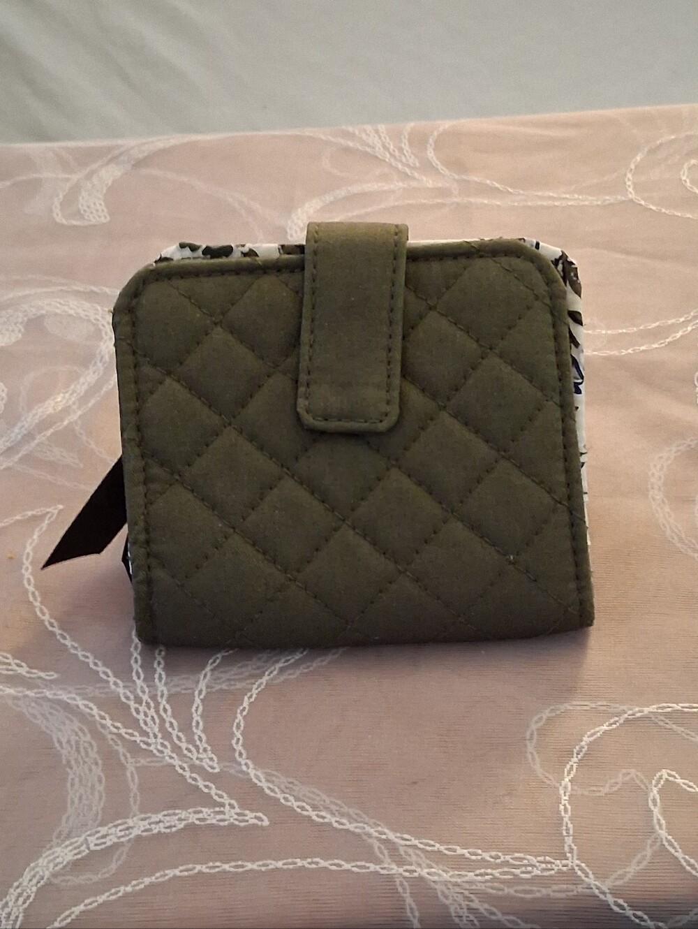 Vera Bradley Cotton Finley Small Wallet W/RFID Protection NWOT